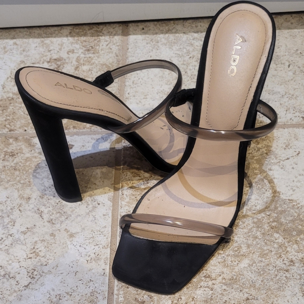 black heels